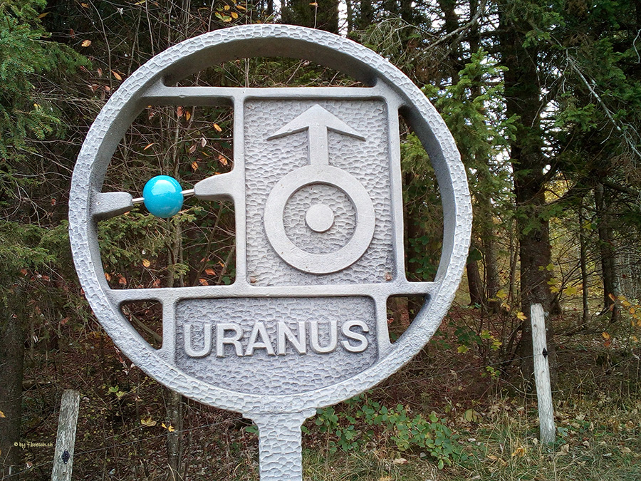 Planetenweg  Der Uranus 